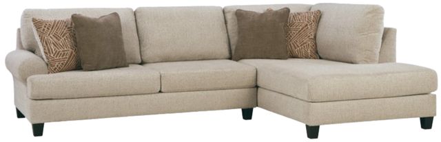 Benchcraft® Steelwater Retreat 2-Piece Latte Left-Arm Facing Sectional and Chaise-0