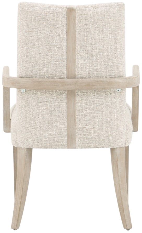 Michael Amini® Lotus Bay Sand Dining Arm Chair-3