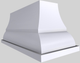 Vent-A-Hood® Designer Series 66" White Island Range Hood-4