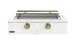 Matte White, Brass
