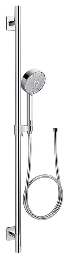 KOHLER® Awaken® G110 Polished Chrome 2.5 GPM 42" Delux 4-Function Handshower Kit-0