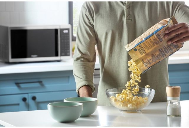 Whirlpool® 0.9 Cu. Ft. Stainless Steel Countertop Microwave-9