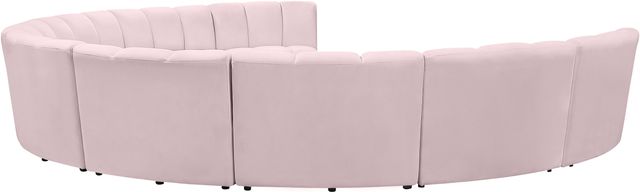 Meridian Furniture Infinity 9-Piece Pink Velvet Modular Sectional-3
