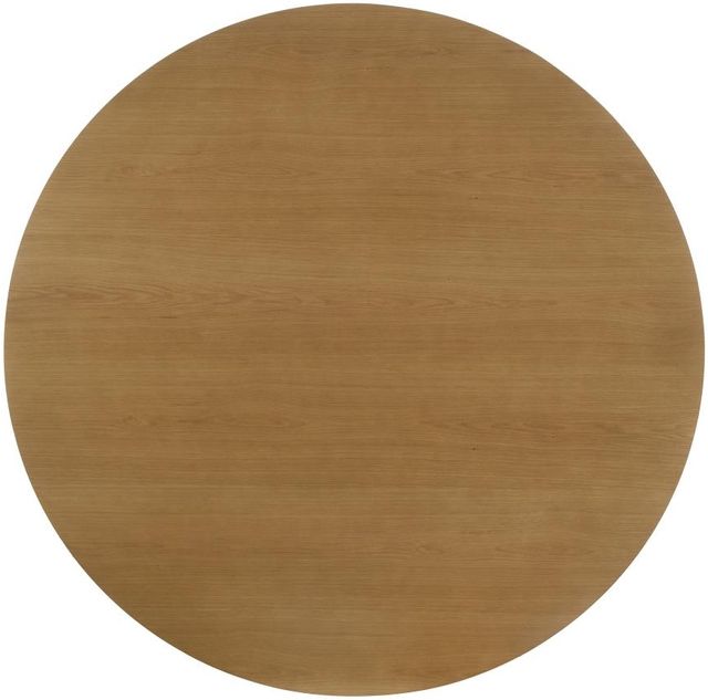 Coaster® Hartville 7-Piece Natural Light Brown Round Dining Table Set-2