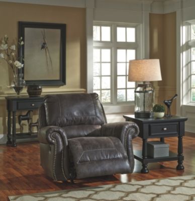 Benchcraft® Breville Charcoal Rocker Recliner-3