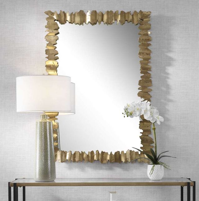 Uttermost® Lev Antique Gold Mirror-1