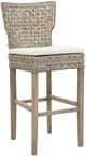 A & B Home Weathered Gray Tall Bar Chair-0