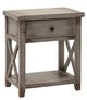 Vintage Furniture Cross Side Table-0