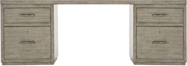 Hooker® Furniture Linville Falls Mink 96" Desk with Small Files-1