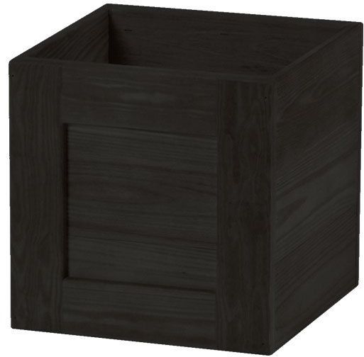 Crate Designs™ Furniture Cube Espresso Finish Accent Table-0