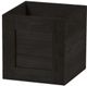 Crate Designs™ Furniture Cube Espresso Finish Accent Table-0
