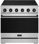 Thor Kitchen® Gordon Ramsay 36" Stainless Steel/Black Freestanding Pro Style Electric Range-0