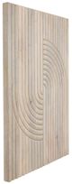 Moe's Home Collection Knott White Washed Carved Wood Wall Art-0