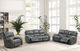 Furniture of America® Tepic Gray Loveseat-2