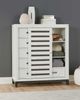 aspenhome® Hyde Park White Paint Sliding Door Chest-3