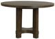 New Classic® Home Furnishings Cityscape Walnut Round Dining Table-0