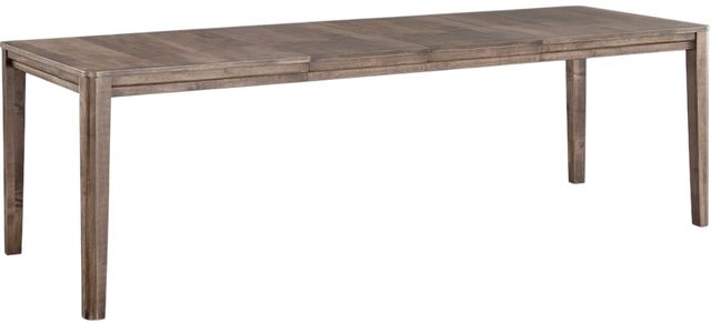 Bassett® Furniture Origins Dandridge Fog Rectangle Dining Table with 2 Leaves-0