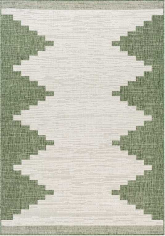 Surya Eagean Gray/Green 4'x6' Area Rug-0