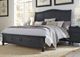 aspenhome® Oxford Black California King Sleigh Storage Bed-1