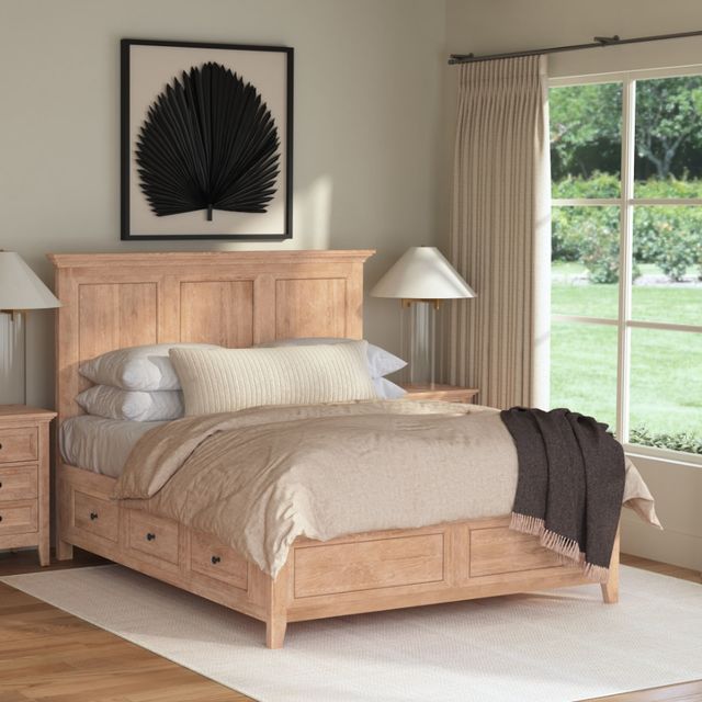 Intercon San Mateo Wheat King Panel Storage Bed-1