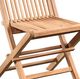 Dovetail Furniture Ashdown Natural Teak Wood Outdoor Dining Chair-1
