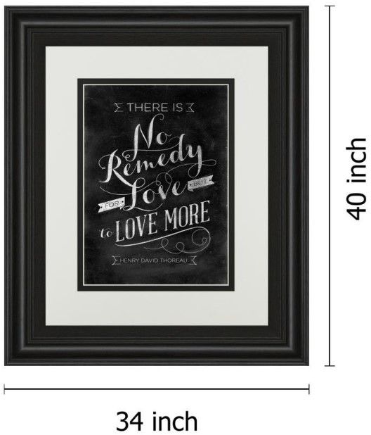 Classy Living Sd Graphic No Remedy 34" Wall Art-2