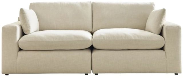 Benchcraft® Elyza 2-Piece Linen Sectional Loveseat-0
