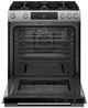 Bosch® 100 Series 30" Stainless Steel Slide-In Gas Range-1