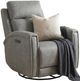 Liberty Furniture Renata Gala Gray Leather Single Glider Power Recliner-0