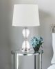 Cal® Lighting & Accessories Eden Chrome/Glass Table Lamp-1