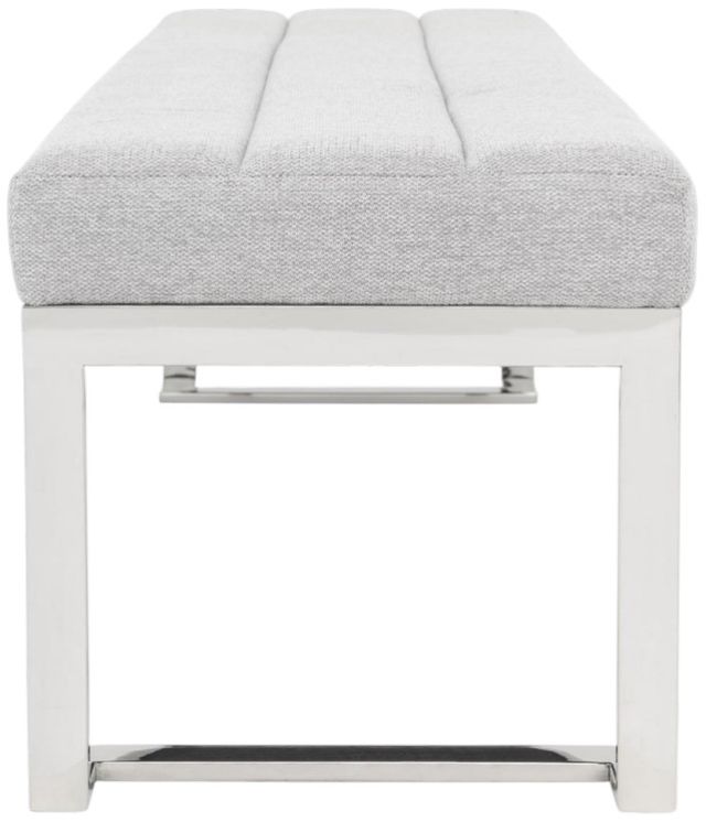 Michael Amini® Tulip Gray Accent Bench-2