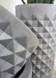 Le Present Pyramid Concrete Grey 15" Planter-4