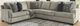 Signature Design by Ashley® Bovarian 3-Piece Stone L-Shape Sectional-4