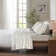 Olliix by True North by Sleep Philosophy Cozy Flannel Sand Owls Twin Cotton Printed Sheet Set-4