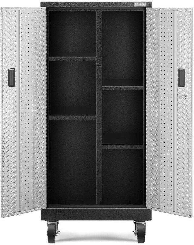 Gladiator® Premier Silver Tread Pre-Assembled Tall Gearlocker-1