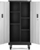 Gladiator® Premier Silver Tread Pre-Assembled Tall Gearlocker-1