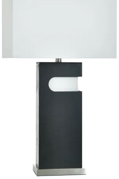 Stylecraft Kimono Black Table Lamp-1