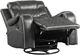 Homelegance® Putnam Gray Manual Swivel Glider Recliner-3