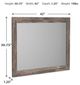 Signature Design by Ashley® Ralinksi Rustic Warm Gray Bedroom Mirror-2