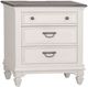 Liberty Furniture Allyson Park Charcoal/Wirebrushed White Nightstand-0