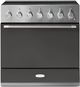 AGA™ Mercury 36" Stainless Steel Pro Style Induction Range with Slate Door-0