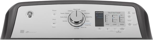 GE® 7.4 Cu. Ft. Diamond Gray Front Load Electric Dryer-1
