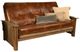 Kodiak Furniture Washington Oregon Trail Saddle/Rustic Walnut Full Futon with Mattress-0