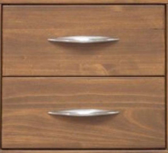 Mako Wood Furniture Brandon Brown 2-Drawer Nightstand-1