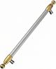 Bertazzoni Heritage Series 24'' Stainless Steel Dishwasher Handle Kit with Gold Accents -0