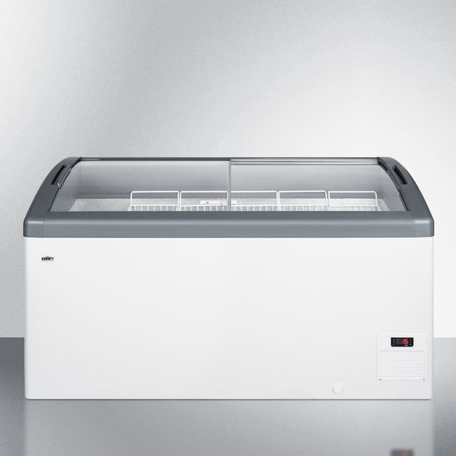 Summit® 60" 14.8 Cu. Ft. White Chest Freezer-1
