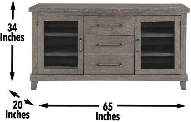 Steve Silver Co. Mila Washed Gray Server-2