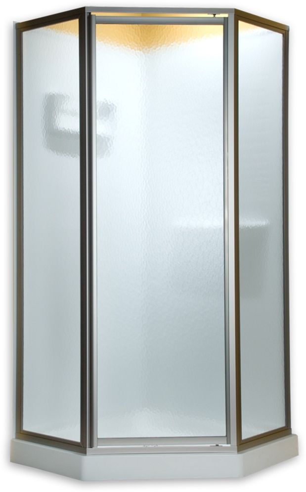 American Standard Oil Rubbed Bronze Neo Angle Shower Door-0