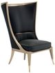 Caracole® Pop Your Collar Caracole Upholstery Black/Golden Shimmer Chair-0
