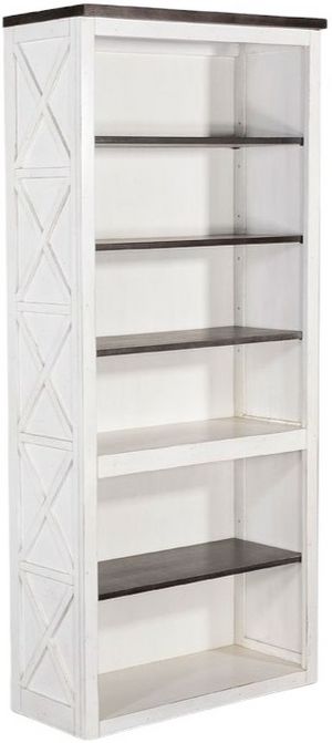 Farmhouse White 75" Bookcase